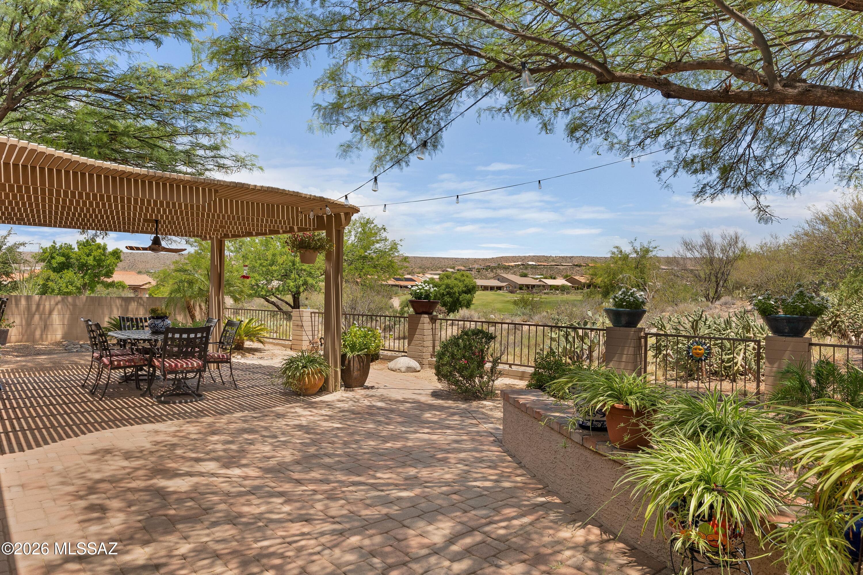 36925 South Ridgeview Boulevard Tucson, AZ 85739 - Photo 40 of 50 View fence lets in the nature