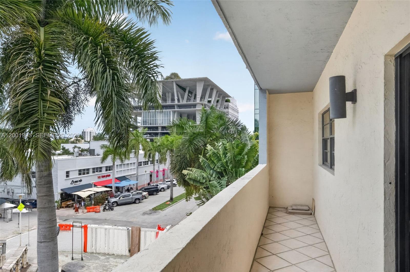 1250 Lincoln Road, Unit 404 Miami Beach, FL 33139 - Photo 26 of 35 Covered balcony overlooking Lincoln Road