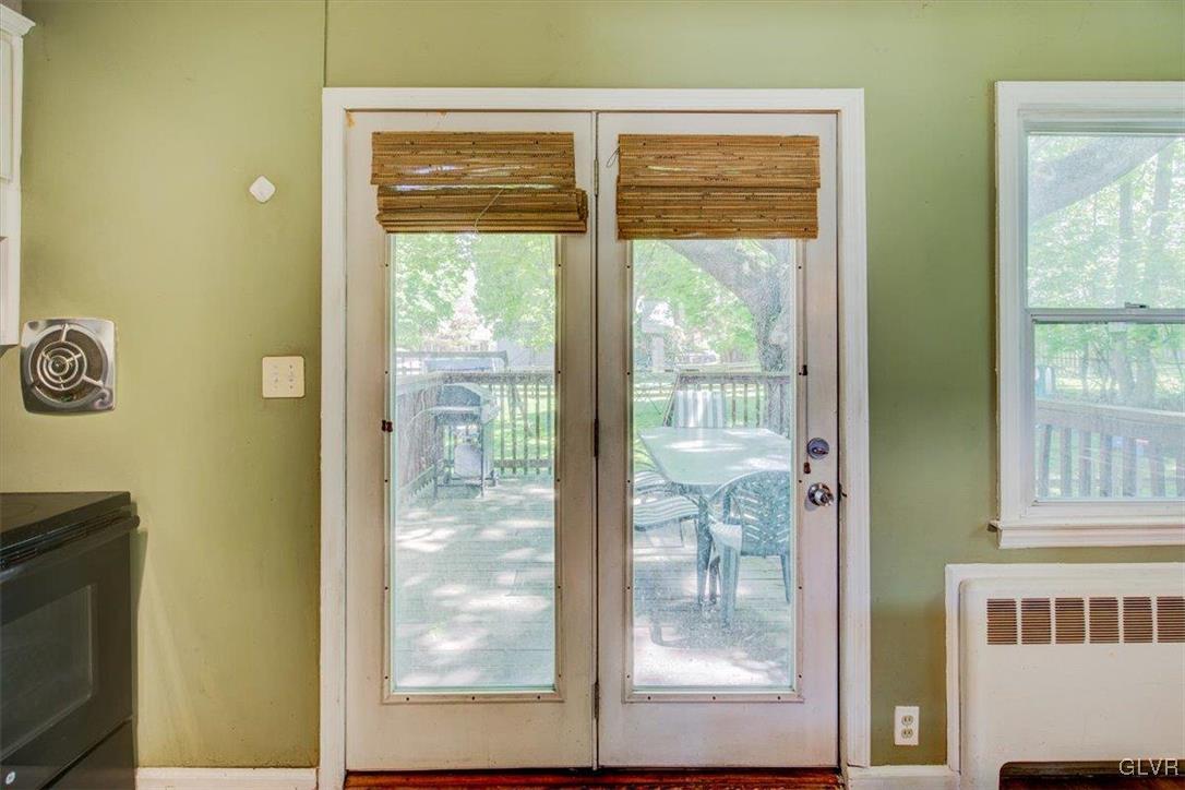 3046 Mission Road Bethlehem, PA 18017 - Photo 17 of 38 French doors in kitchen leading to deck.