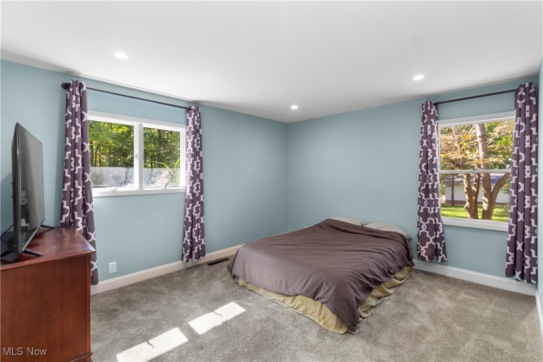 4694 Heather Hills Road Akron, OH 44333 - Photo 10 of 32 Carpeted bedroom with multiple windows