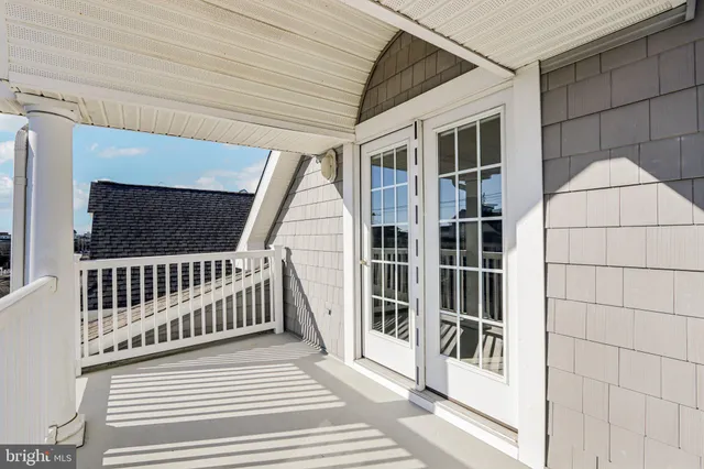 a view of a car park in front of a building