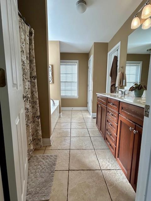 140 Washington Street Southeast Calhoun, GA 30701 - Photo 16 of 24 a bathroom with a granite countertop sink a mirror a vanity and a shower