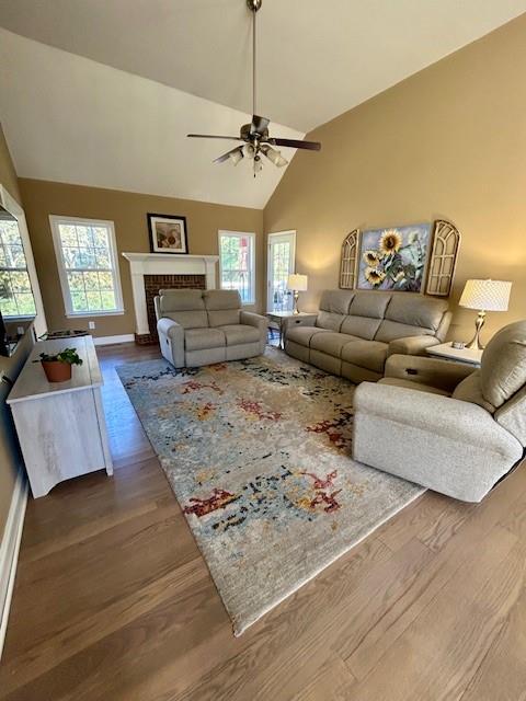 140 Washington Street Southeast Calhoun, GA 30701 - Photo 4 of 24 a living room with furniture and a flat screen tv