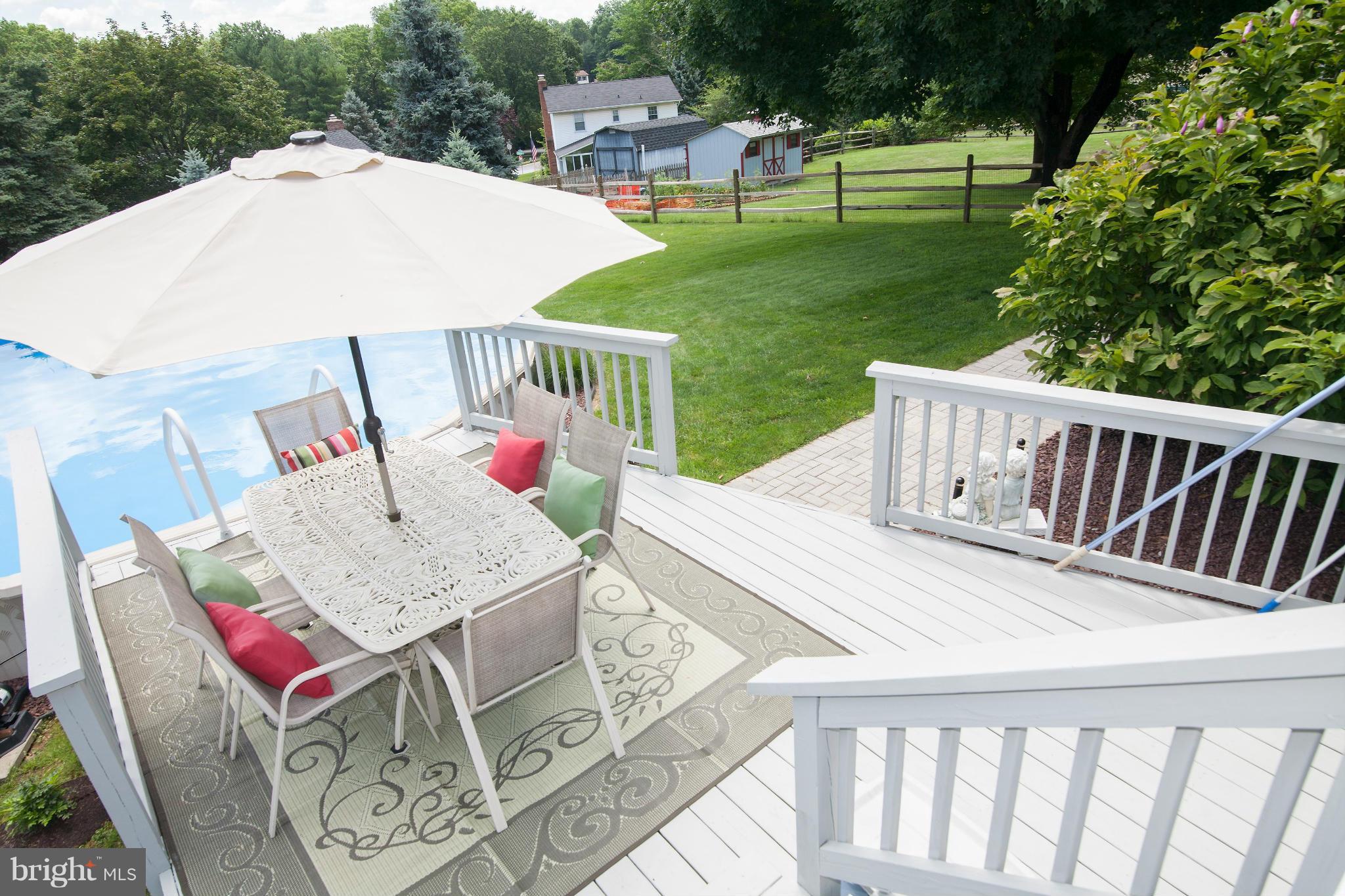6151 Oklahoma Road Sykesville, MD 21784 - Photo 15 of 23 a view of balcony with furniture and garden