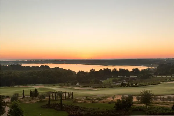 a view of lake with mountain view