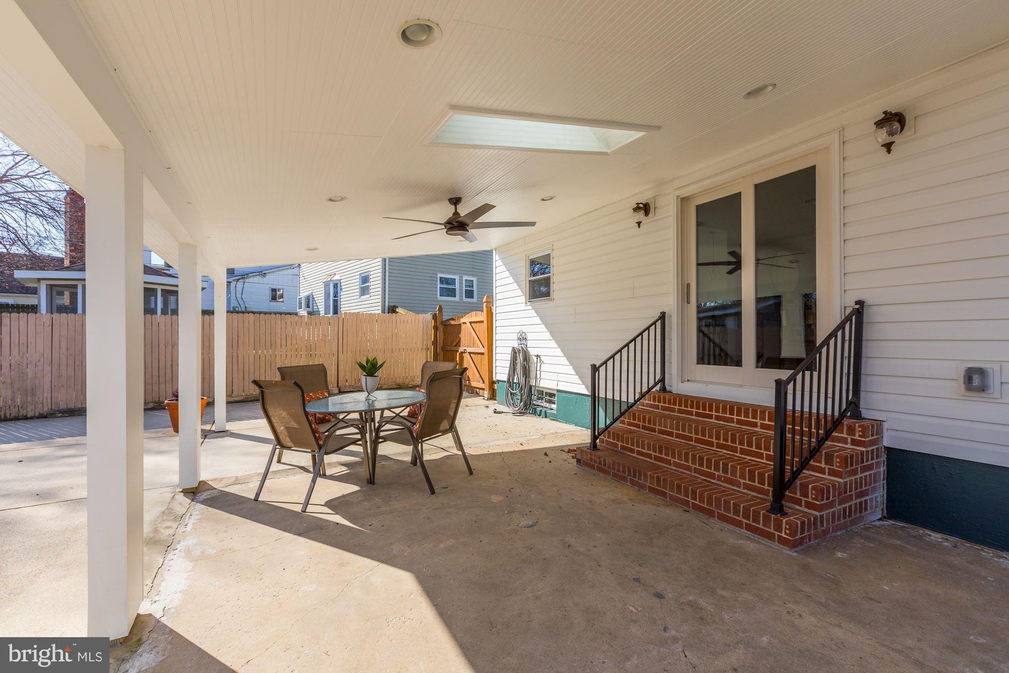 357 Brock Bridge Road Laurel, MD 20724 - Photo 23 of 26 Covered Patio with Recessed Lights & Fan