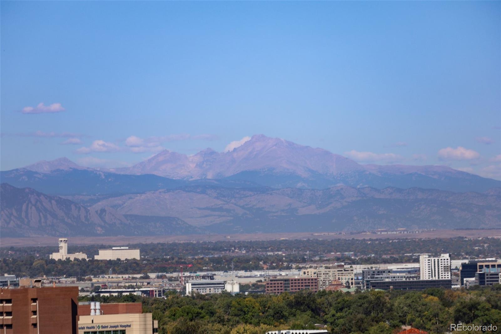 955 Eudora Street, Unit 1601 Denver, CO 80220 - Photo 27 of 36 a view of city and mountain