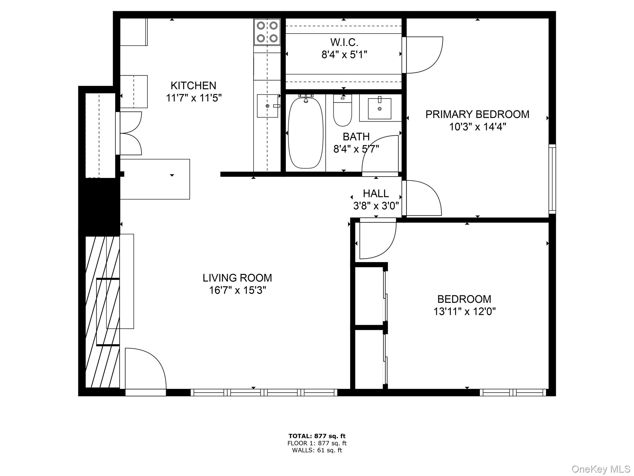 68 Gerald Drive, Unit D1 Poughkeepsie, NY 12601 - Photo 29 of 29 View of floor plan / room layout