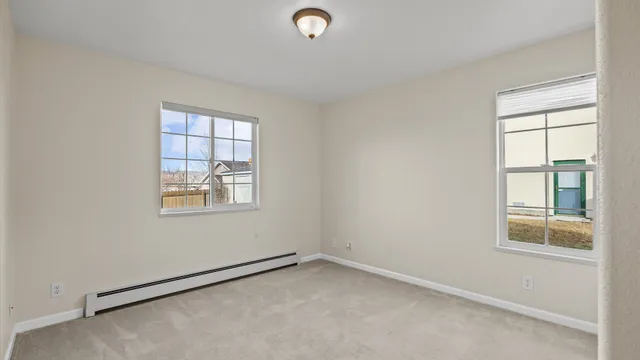 a view of empty room