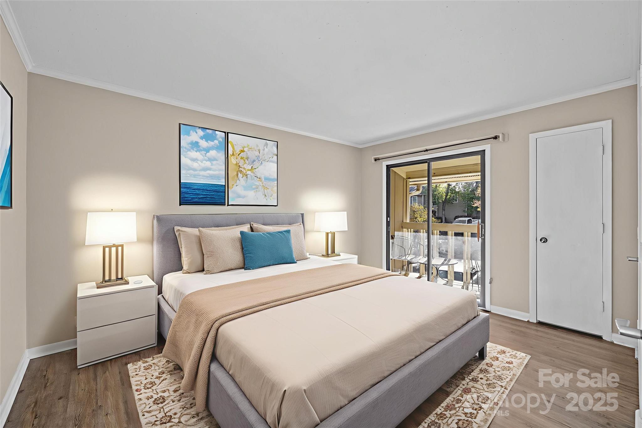 7939 Charter Oak Lane Charlotte, NC 28226 - Photo 20 of 28 a bedroom with a large bed and a window