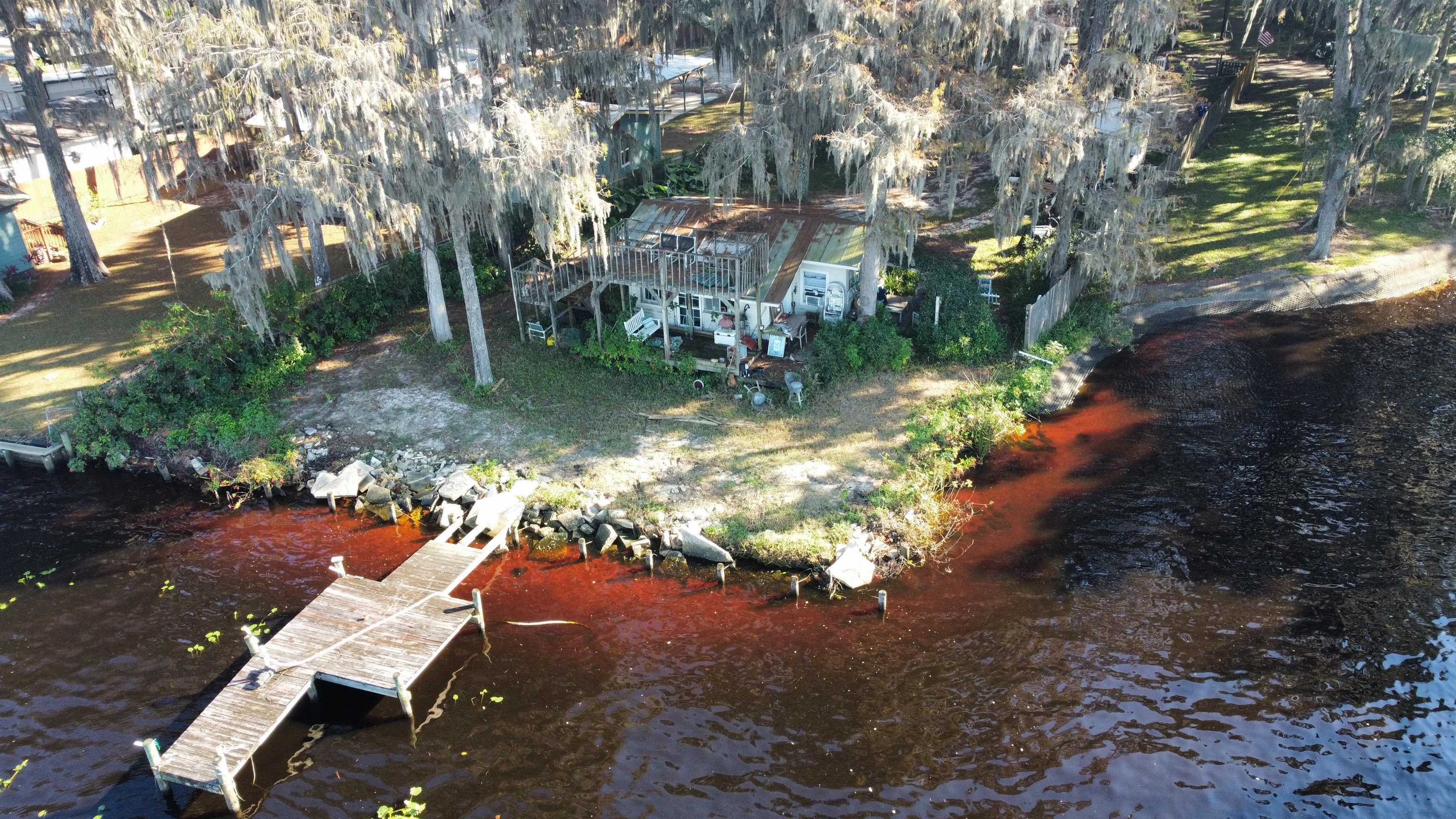 8550 Palmo Fish Camp Road, Unit 1 St. Augustine, FL 32092 - Photo 5 of 20 a view of yard