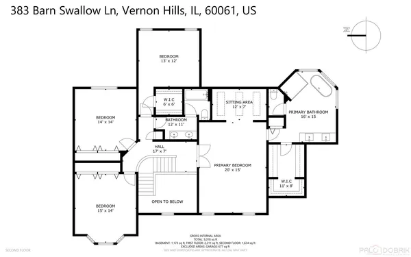 $1,050,000 | 383 Barnswallow Lane, Vernon Hills, IL 60061