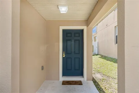 a view of front door