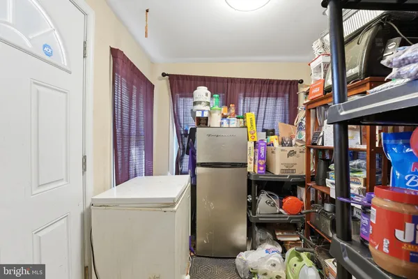 a room with storage and utility