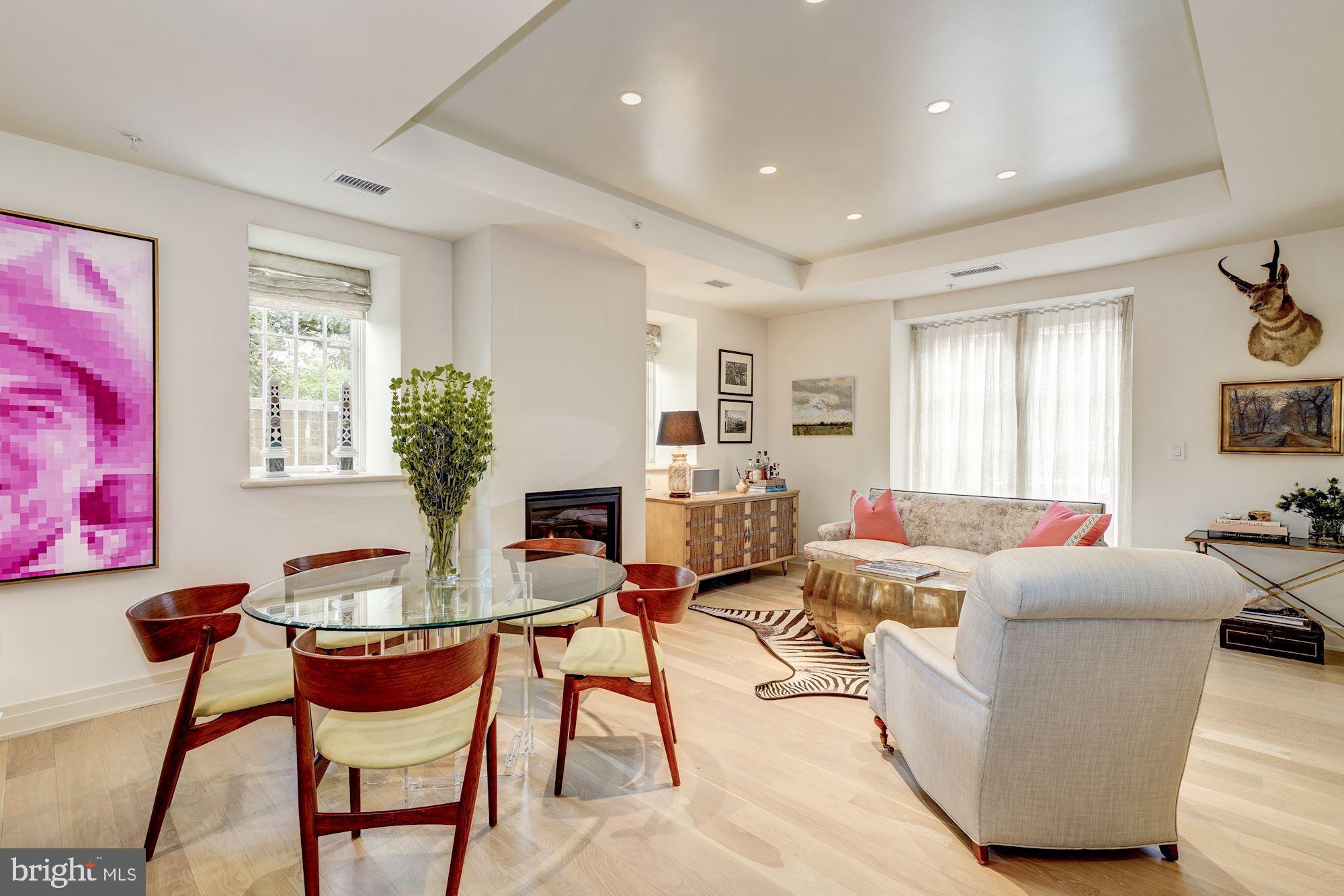 3052 R Street Northwest, Unit 102 Washington, DC 20007 - Photo 5 of 18 Dining Area and Living Room
