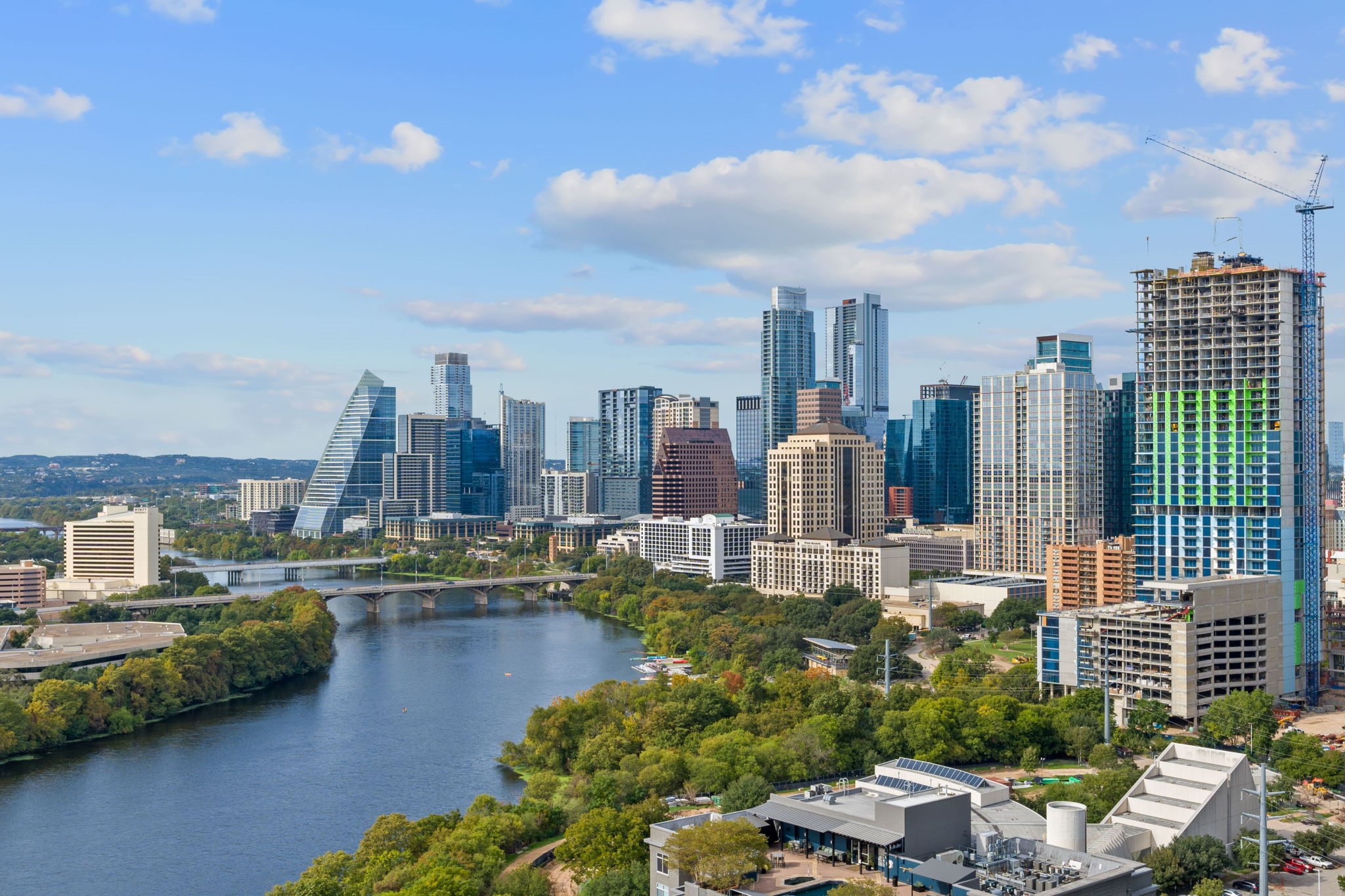 44 East Avenue, Unit 1902 Austin, TX 78701 - Photo 27 of 40 a view of a city with tall buildings