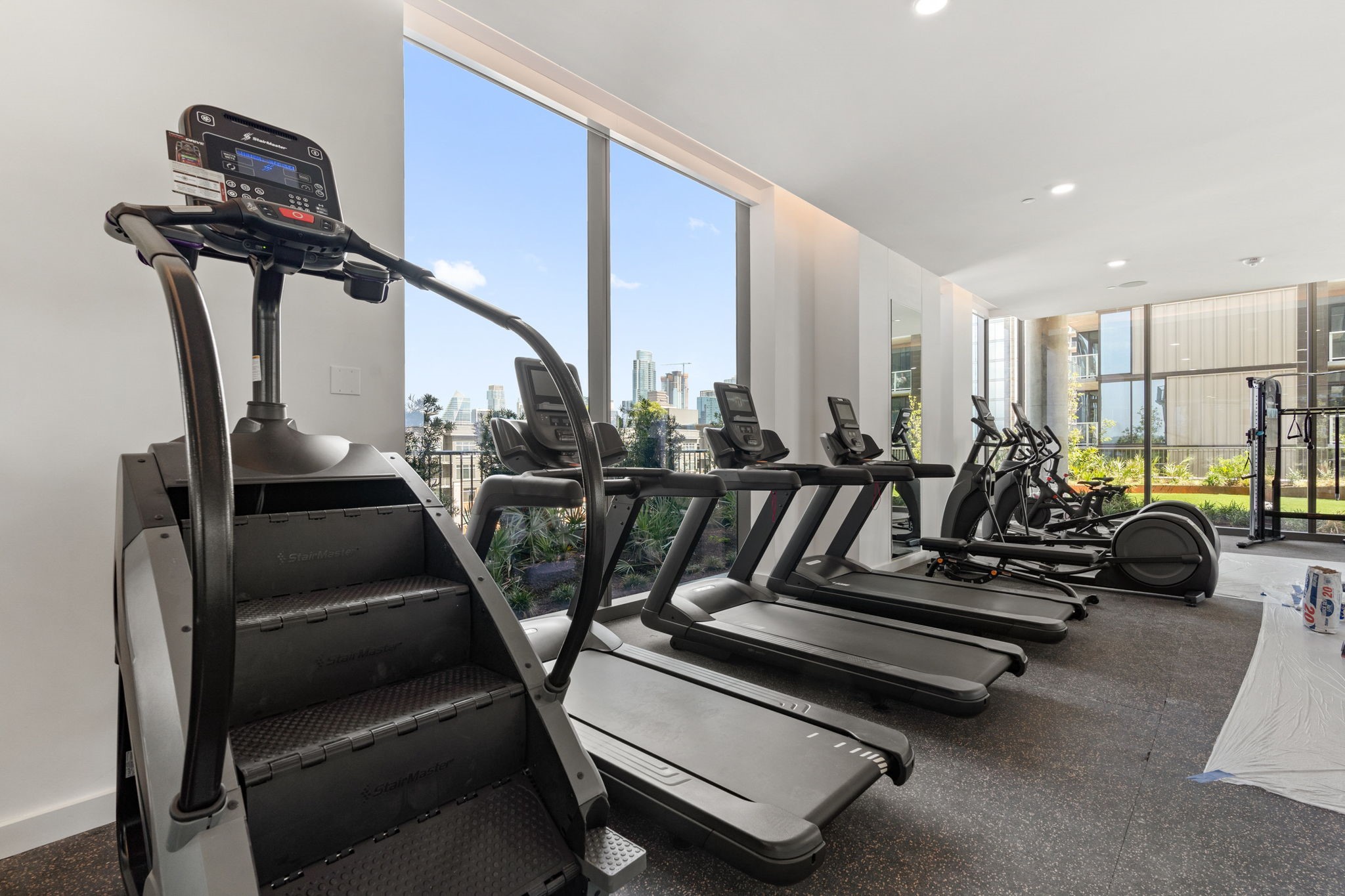 44 East Avenue, Unit 1902 Austin, TX 78701 - Photo 30 of 40 a view of a room with gym equipment