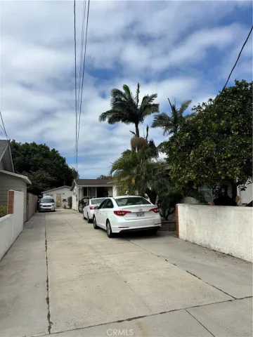 a cars parked in front of a building