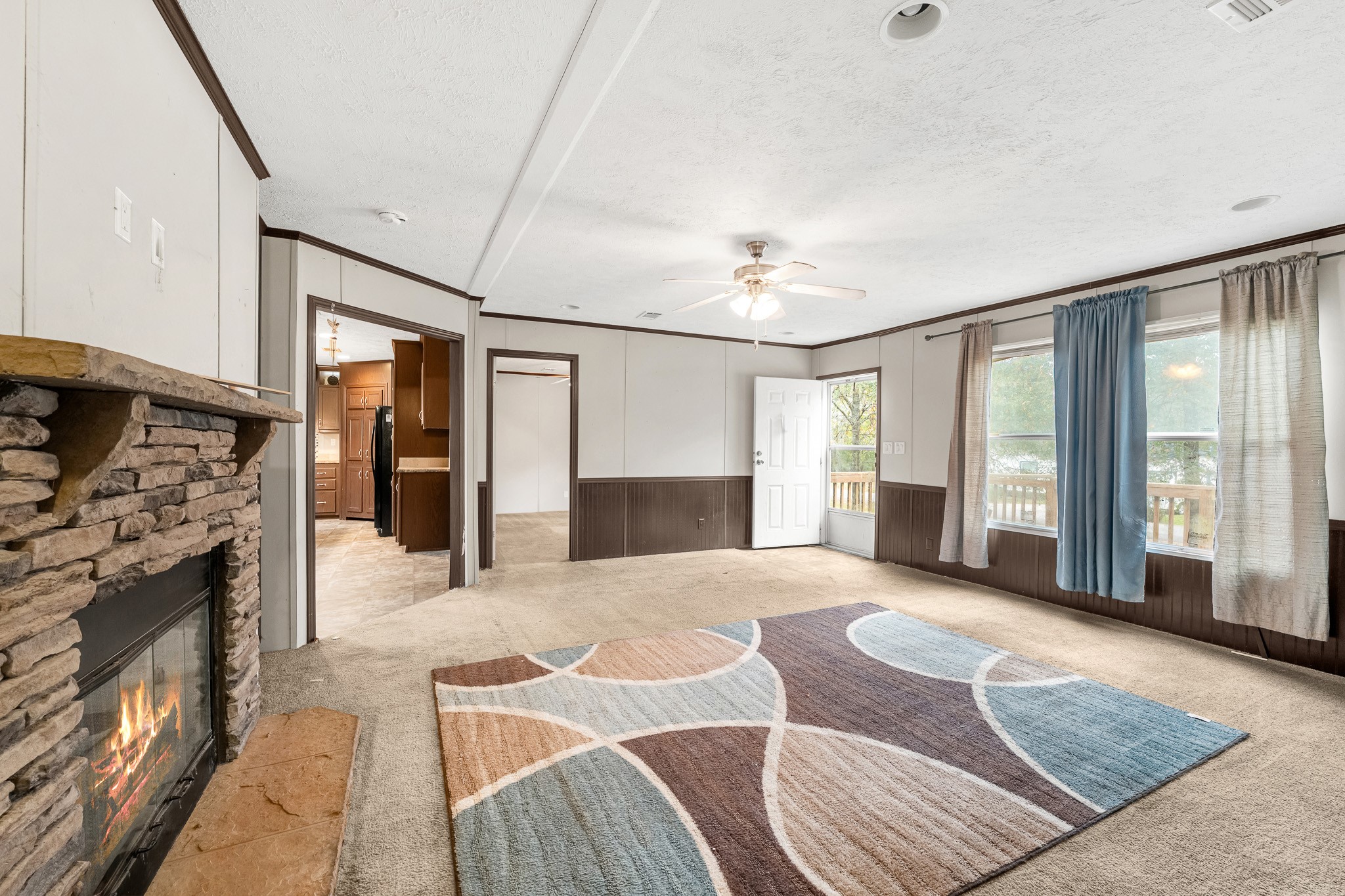 32 Oak Lake Trinity, TX 75862 - Photo 7 of 32 a large hall with windows and brick walls