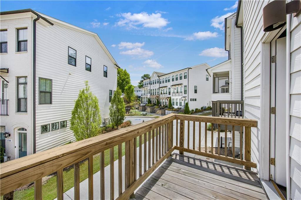 2013 Rockledge Road Northeast Atlanta, GA 30324 - Photo 44 of 50 a view of a houses with a balcony