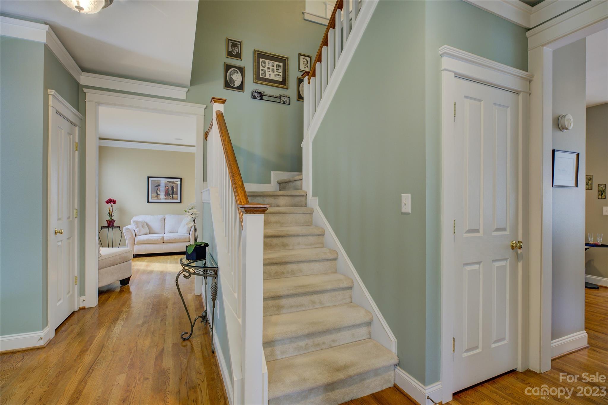 357 Elis Way Fort Mill, SC 29708 - Photo 23 of 48 a view of entryway and hall with wooden floor