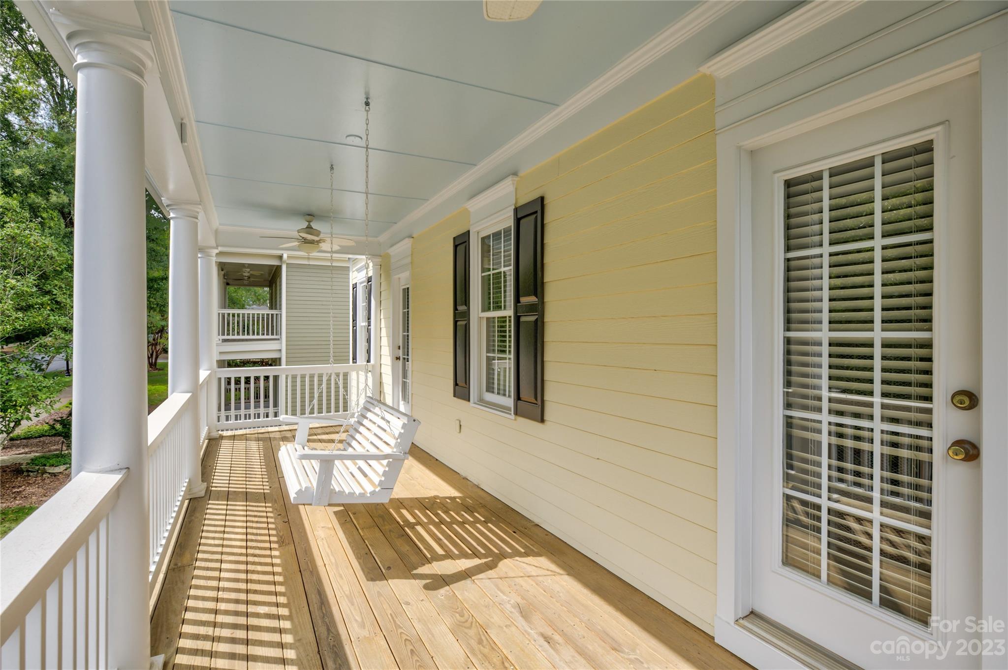 357 Elis Way Fort Mill, SC 29708 - Photo 26 of 48 a view of a balcony with wooden floor