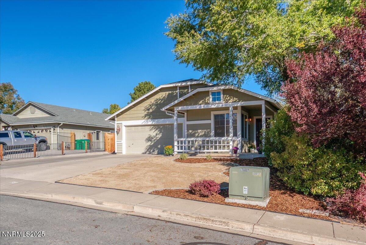 7245 Winterhill Court Reno, NV 89523 - Photo 3 of 25 a front view of a house with a porch