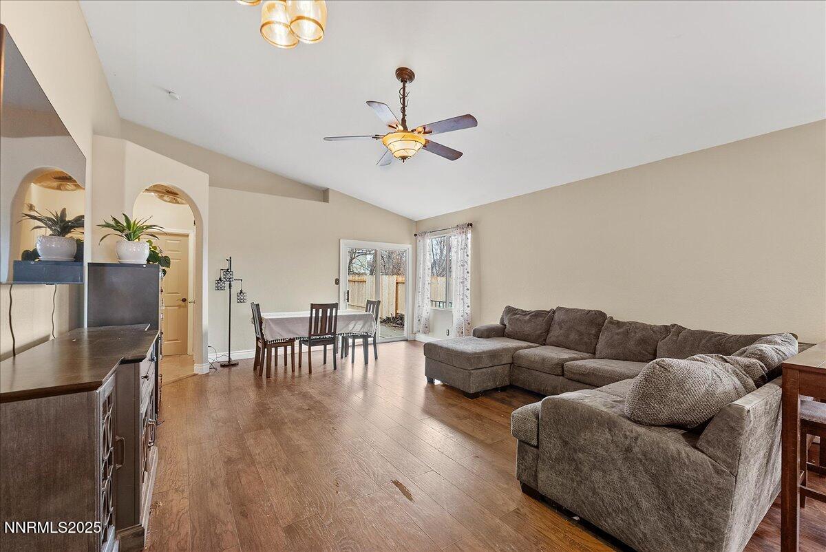7245 Winterhill Court Reno, NV 89523 - Photo 5 of 25 a living room with furniture and wooden floor
