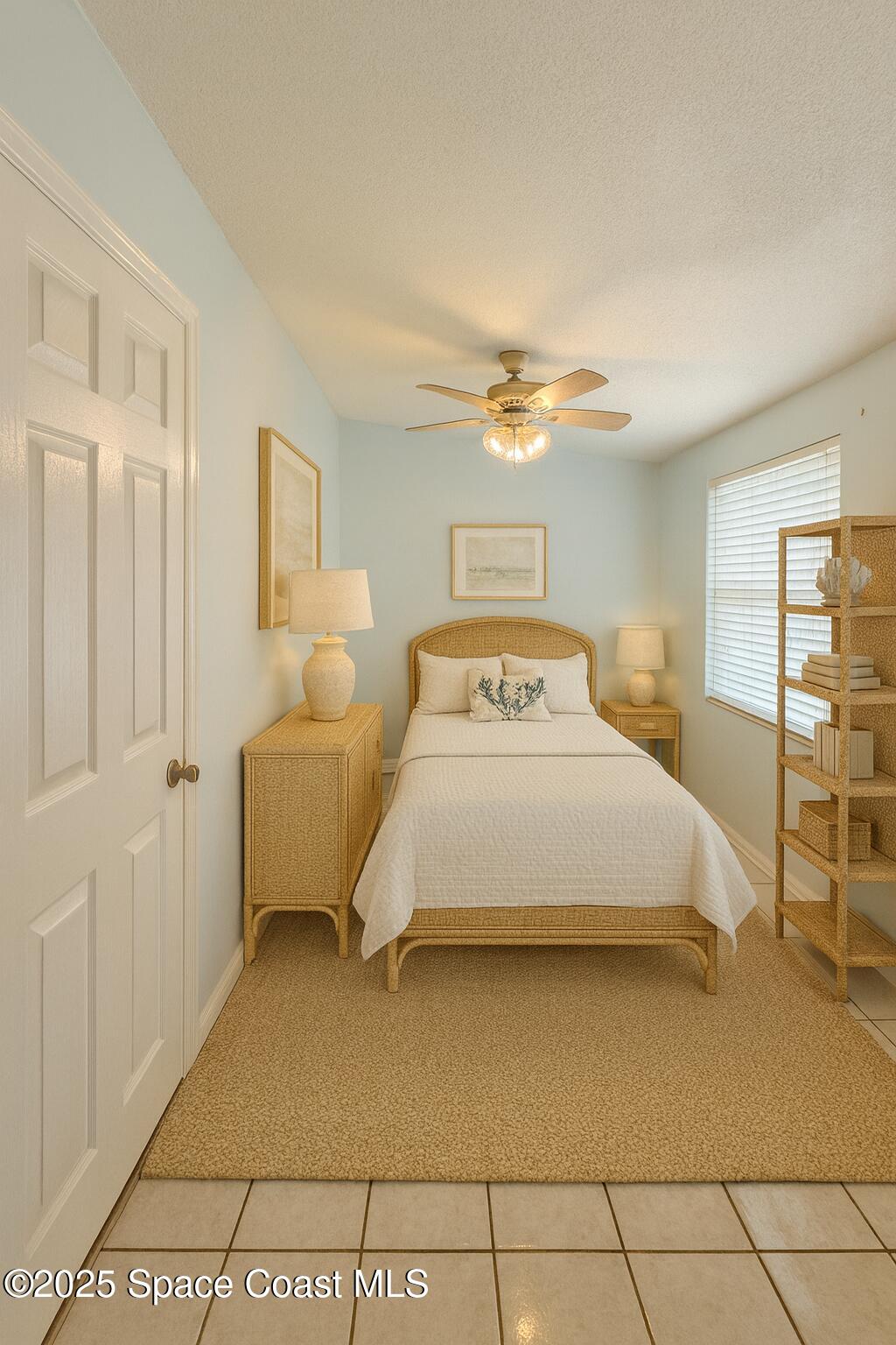 119 Roosevelt Avenue, Unit 119B Cocoa Beach, FL 32931 - Photo 16 of 19 Virtually Staged Bedroom 2/Office