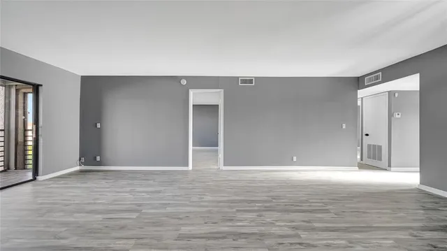 a view of a room with window