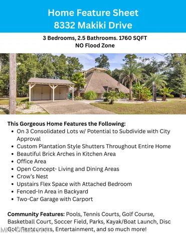 $315,000 | 8332 Makiki Drive, Diamondhead, MS 39525