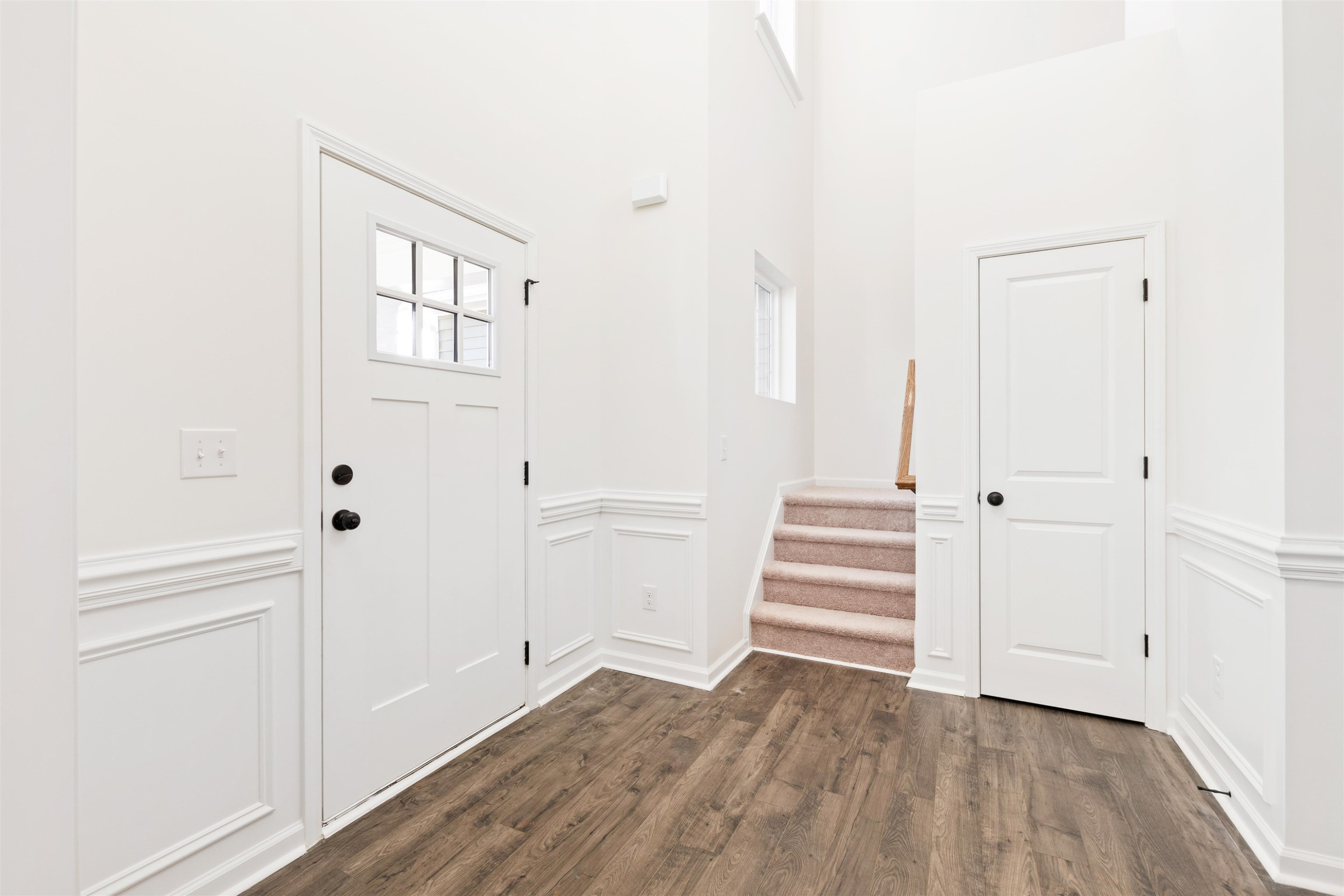 45 Cutshaw Road Youngsville, NC 27596 - Photo 6 of 49 a view of empty room with wooden floor