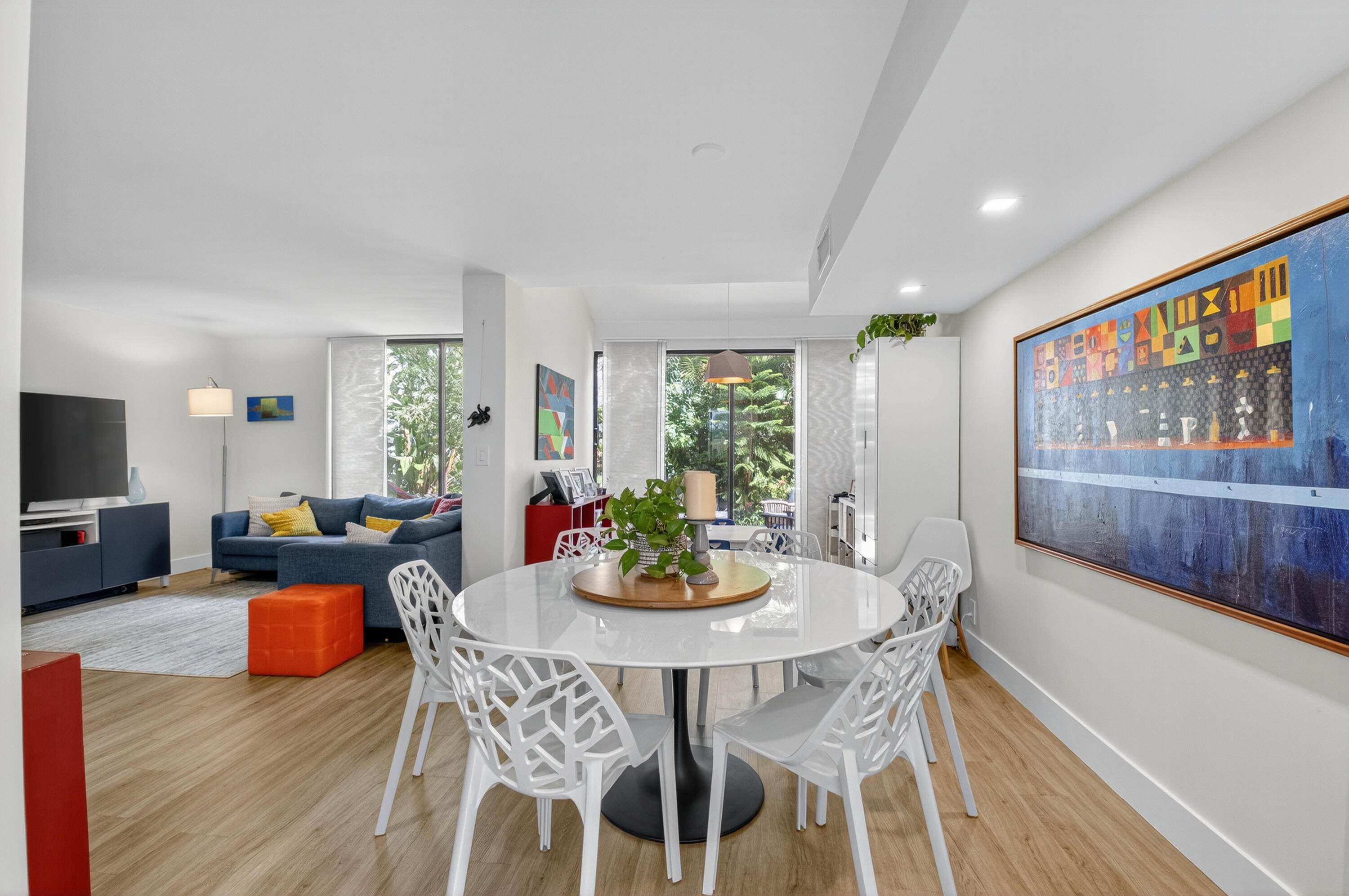 701 Bridgewood Drive Boca Raton, FL 33434 - Photo 10 of 81 a view of a dining room with furniture window and wooden floor