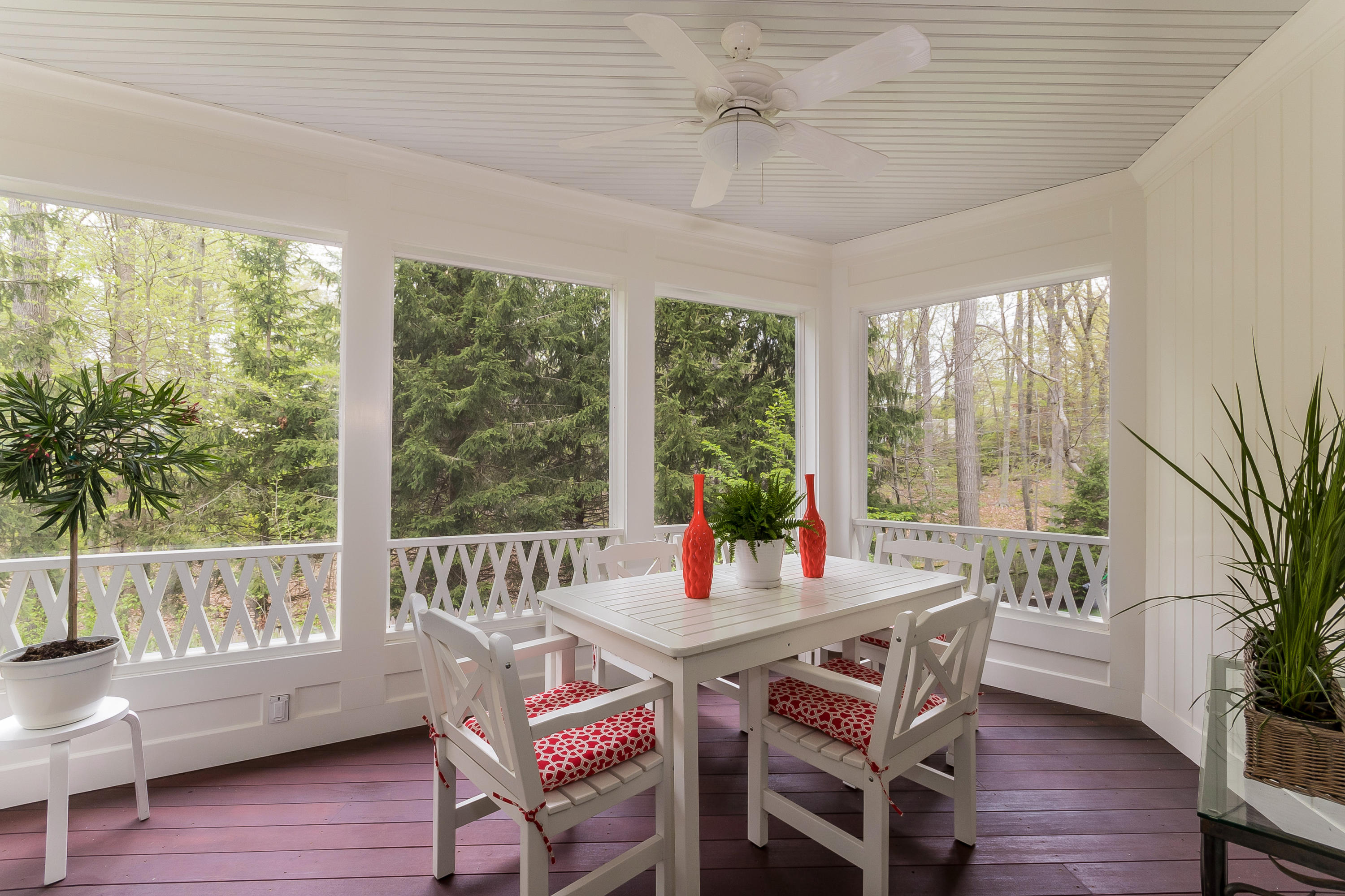 43 Stony Brook Road Darien, CT 06820 - Photo 16 of 46 a outdoor space with furniture and wooden floor