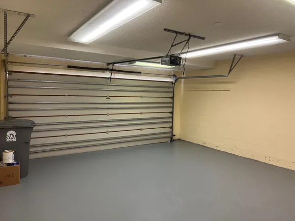 a view of a room with an empty space