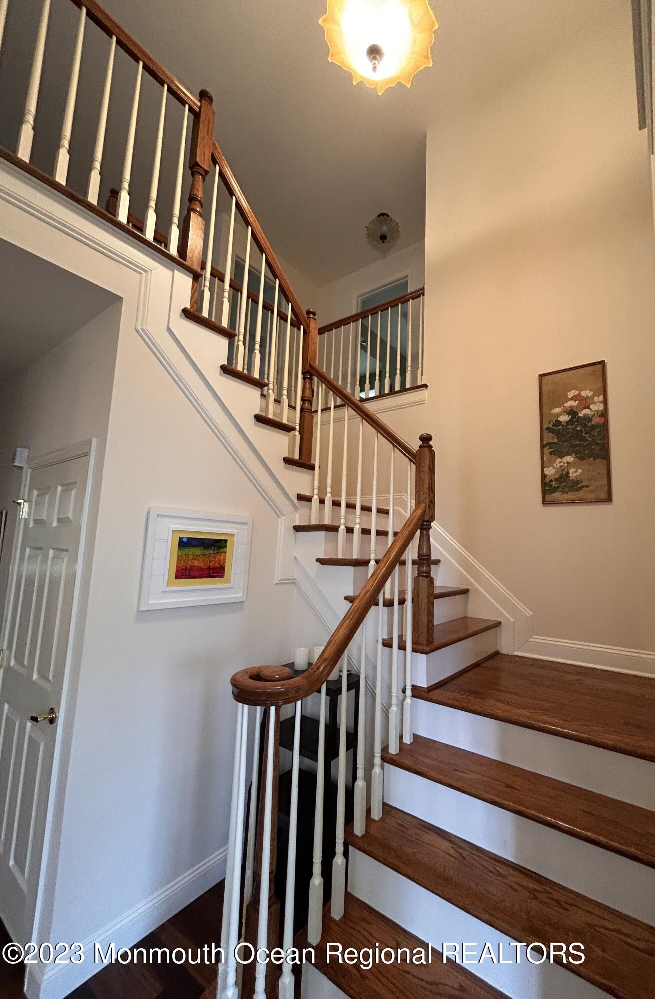 38 Pancoast Road Waretown, NJ 08758 - Photo 9 of 34 wooden staircase