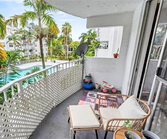 a outdoor living space with furniture