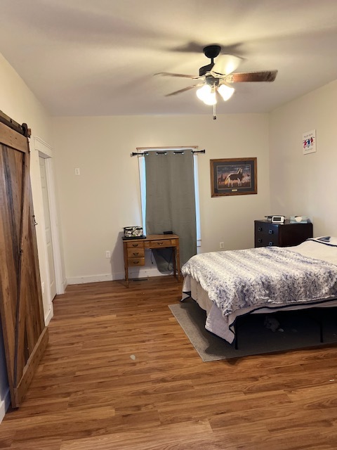 466 County Road 100 North Sadorus, IL 61872 - Photo 15 of 29 a bedroom with a large bed chandelier and a window