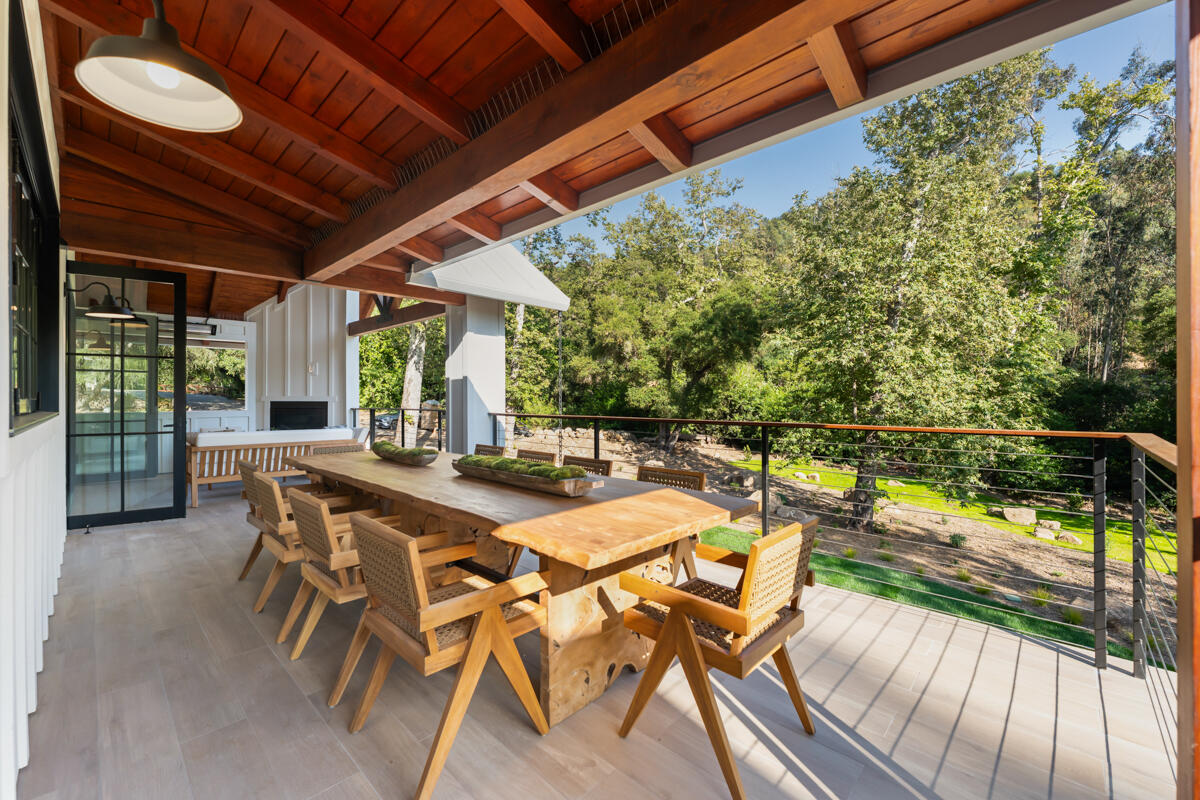 2243 Las Canoas Road Santa Barbara, CA 93105 - Photo 19 of 37 19 _ROY1778 deck dining