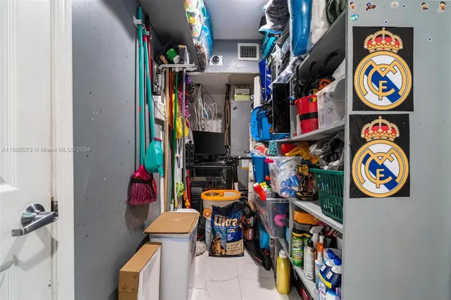 a view of a workspace with furniture and toys