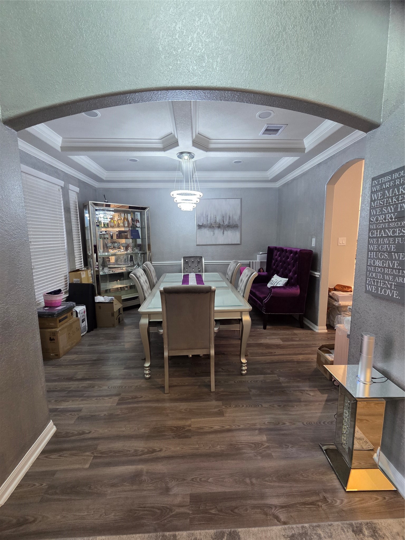 2375 Diamond D Lane Beaumont, TX 77713 - Photo 12 of 43 a living room with furniture and a wooden floor
