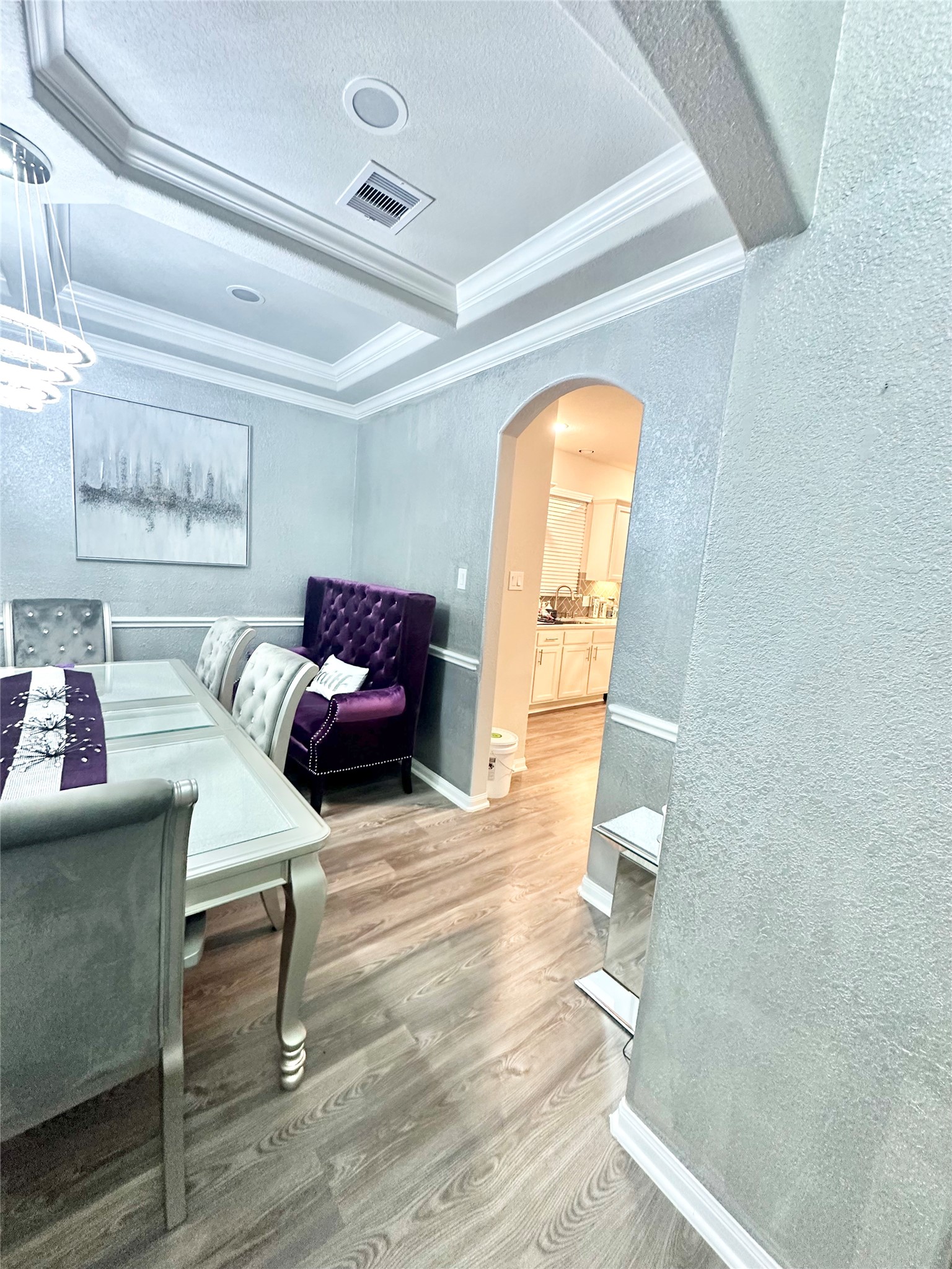 2375 Diamond D Lane Beaumont, TX 77713 - Photo 13 of 43 a living room with furniture and a wooden floor