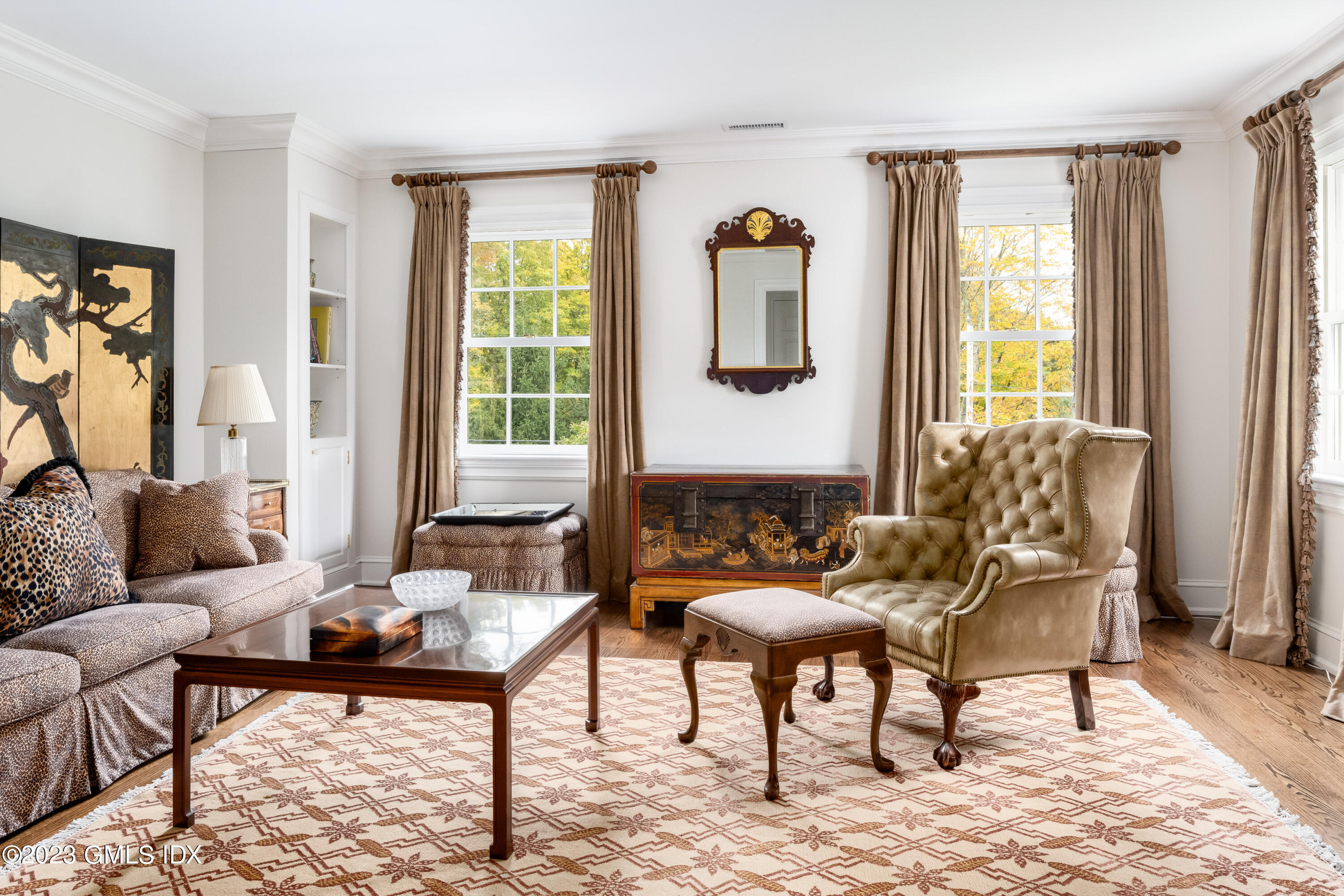 6 Hill Road Greenwich, CT 06830 - Photo 20 of 35 a living room with furniture and a window