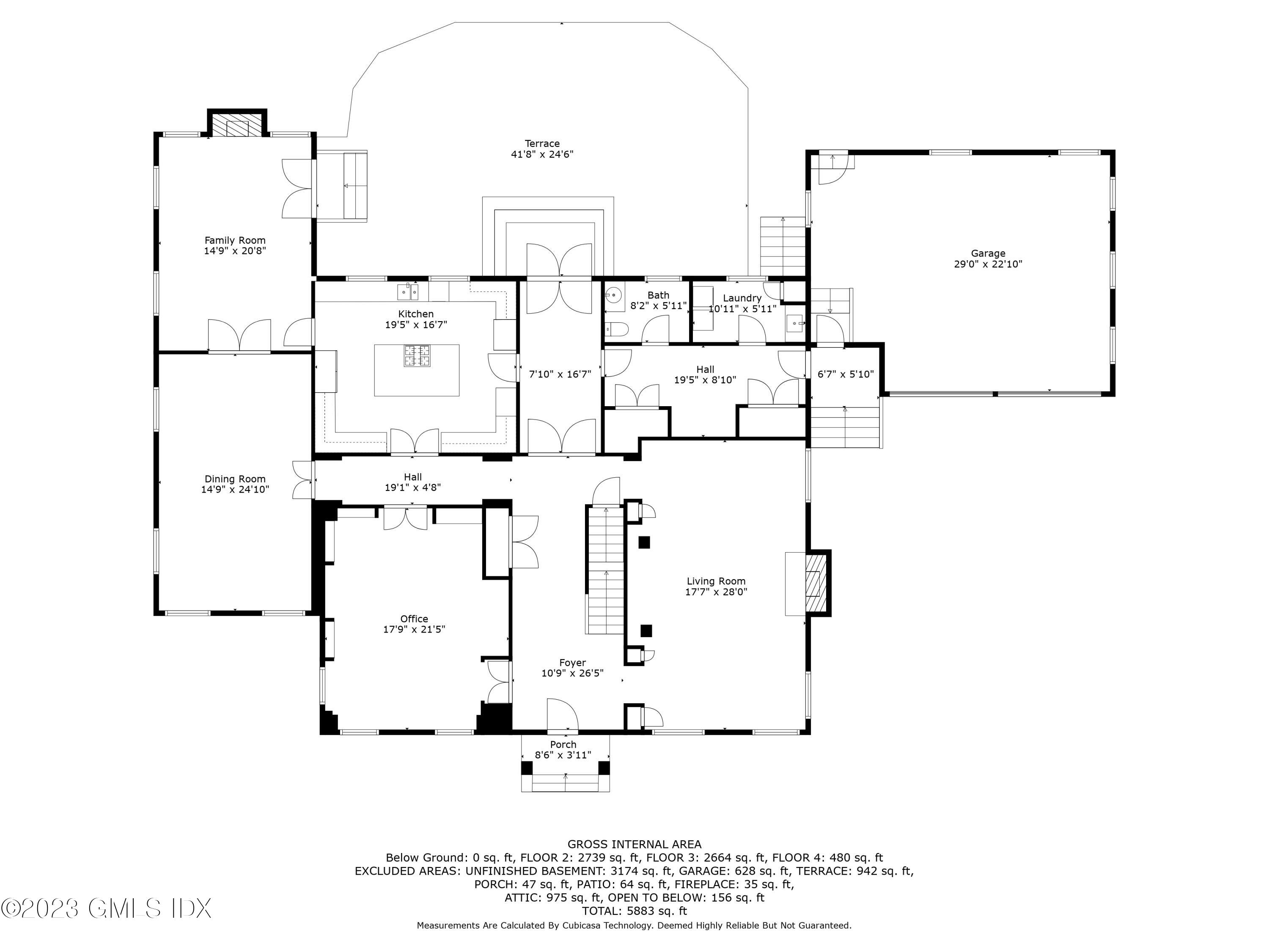 6 Hill Road Greenwich, CT 06830 - Photo 32 of 35 a picture of floor plan