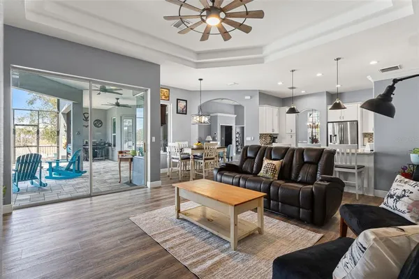 a spacious bathroom with a sink double vanity and a mirror