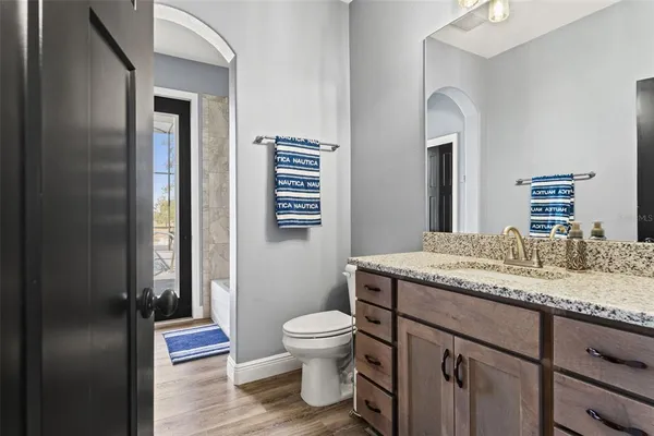 a view of an ocean and beach