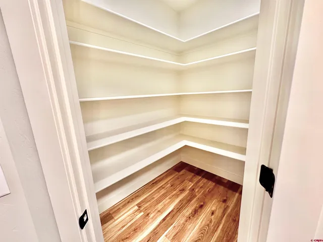 a view of a closet