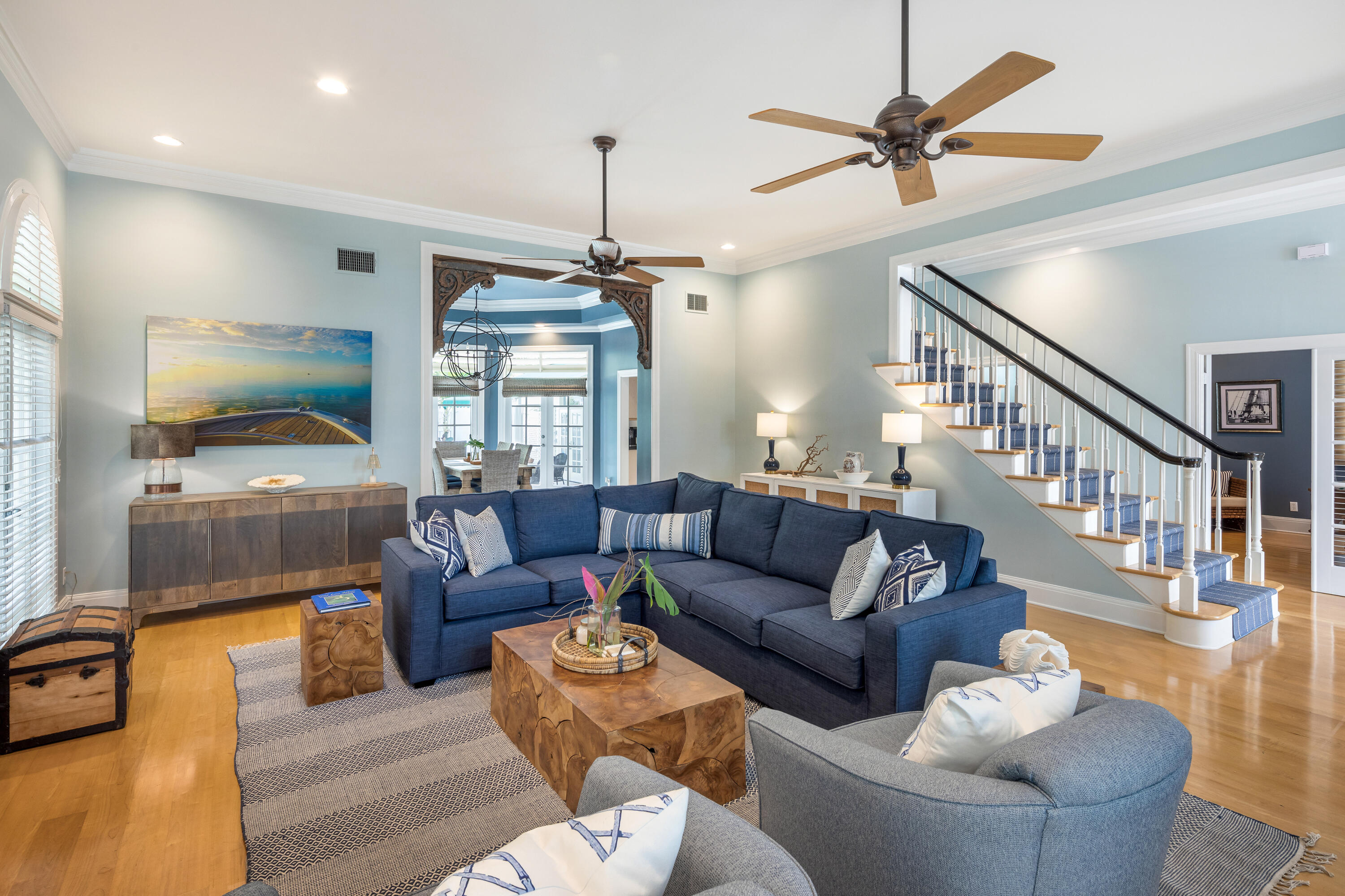 64 Front Street Key West, FL 33040 - Photo 10 of 57 a living room with furniture and a wooden floor
