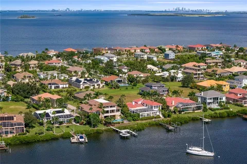 a front view of a building