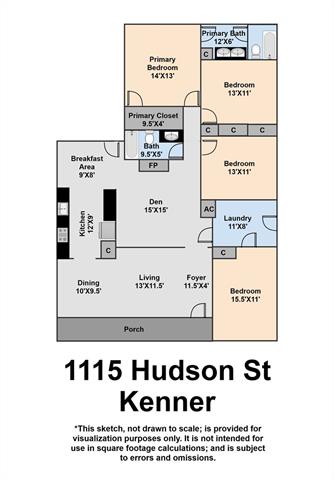 1115 Hudson Street Kenner, LA 70062 - Photo 40 of 40